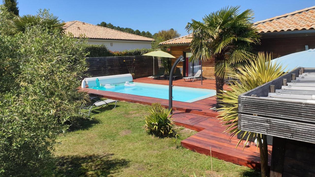 Villa Avec Piscine Chauffee Moliets-et-Maa Dış mekan fotoğraf